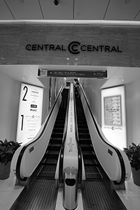 Escalator, Central building, Central, 27 June 2015