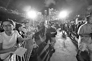 The annual memorial rally in Victoria Park in remembrance of the events of 1989, 4 June 2015