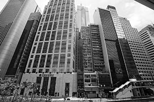 Buildings on Connaught Road Central, Central, 10 July 2015