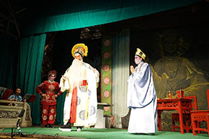 Chinese Opera performance for the Hungry Ghost Festival, Sun Yat Sen Memorial Park, Sheung Wan, 31 August 2015