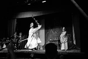 Chinese Opera performance for the Hungry Ghost Festival, Sun Yat Sen Memorial Park, Sheung Wan, 31 August 2015