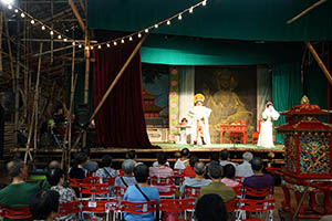 Chinese Opera performance for the Hungry Ghost Festival, Sun Yat Sen Memorial Park, Sheung Wan, 31 August 2015
