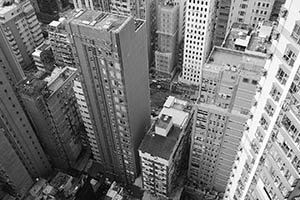 View from an apartment in Sheung Wan, 20 August 2015