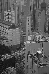 Buildings in Sai Ying Pun, viewed from Sheung Wan, 24 August 2015