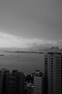 Victoria Harbour, Viewed from Sheung Wan, 4 September 2015