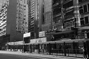 Street scene, Des Voeux Road West, Sheung Wan, 5 September 2015