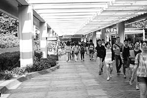 On the HKU campus, 10 September 2015