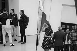 Exhibition opening for Liu Wei,  White Cube, Connaught Road Central, Central, 16 September 2015