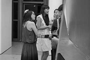 Exhibition opening for Liu Wei,  White Cube, Connaught Road Central, Central, 16 September 2015