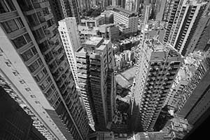 Looking west from Sheung Wan, 4 September 2015