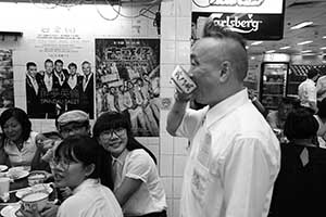 The owner of Tung Po Kitchen, Java Road Market and Cooked Food Centre, North Point, 18 September 2015