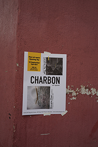 Notice for an exhibition at a new art space, Wong Chuk Hang, 19 September 2015
