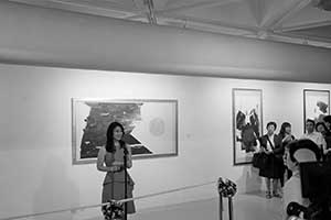 Exhibition opening, Pao Galleries, Hong Kong Arts Centre, Harbour Road, Wanchai, 23 September 2015