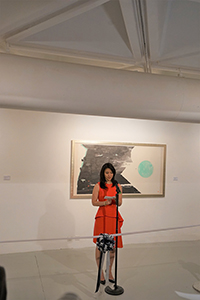 Exhibition opening, Pao Galleries, Hong Kong Arts Centre, Harbour Road, Wanchai, 23 September 2015