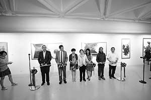 Exhibition opening, Pao Galleries, Hong Kong Arts Centre, Harbour Road, Wanchai, 23 September 2015