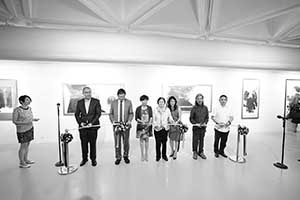 Exhibition opening, Pao Galleries, Hong Kong Arts Centre, Harbour Road, Wanchai, 23 September 2015