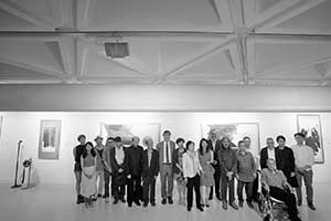 Exhibition opening, Pao Galleries, Hong Kong Arts Centre, Harbour Road, Wanchai, 23 September 2015