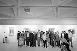 Exhibition opening, Pao Galleries, Hong Kong Arts Centre, Harbour Road, Wanchai, 23 September 2015