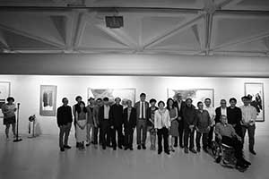 Exhibition opening, Pao Galleries, Hong Kong Arts Centre, Harbour Road, Wanchai, 23 September 2015