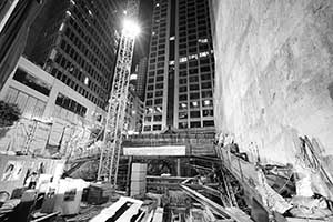 Construction site, Queen's Road Central, 23 September 2015