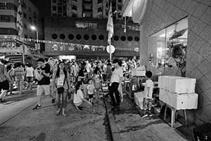 Tai Hang during the Mid-Autumn festival, 27 September 2015