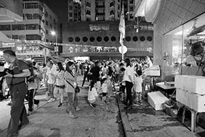 Tai Hang during the Mid-Autumn festival, 27 September 2015