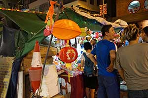 Tai Hang during the Mid-Autumn festival, 27 September 2015