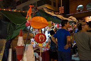 Tai Hang during the Mid-Autumn festival, 27 September 2015