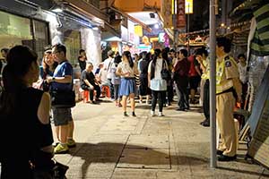 Tai Hang during the Mid-Autumn festival, 27 September 2015