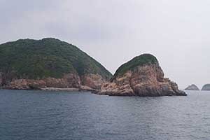 Rock features in the Hong Kong UNESCO Global Geopark, New Territories, 20 September 2015