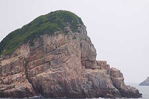 Rock features in the Hong Kong UNESCO Global Geopark, New Territories, 20 September 2015