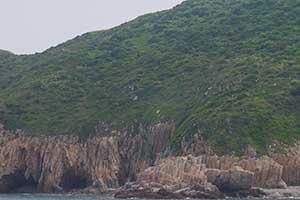 Rock features in the Hong Kong UNESCO Global Geopark, New Territories, 20 September 2015