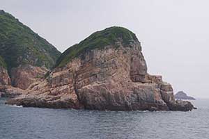 Rock features in the Hong Kong UNESCO Global Geopark, New Territories, 20 September 2015