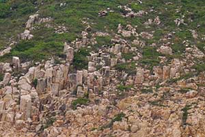 Rock features in the Hong Kong UNESCO Global Geopark, New Territories, 20 September 2015