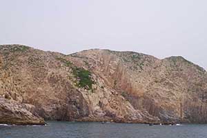 Rock features in the Hong Kong UNESCO Global Geopark, New Territories, 20 September 2015