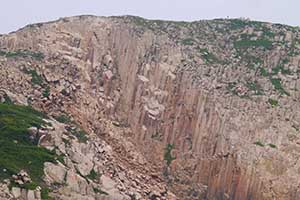 Rock features in the Hong Kong UNESCO Global Geopark, New Territories, 20 September 2015