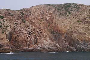 Rock features in the Hong Kong UNESCO Global Geopark, New Territories, 20 September 2015