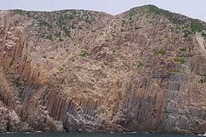 Rock features in the Hong Kong UNESCO Global Geopark, New Territories, 20 September 2015