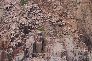 Rock features in the Hong Kong UNESCO Global Geopark, New Territories, 20 September 2015