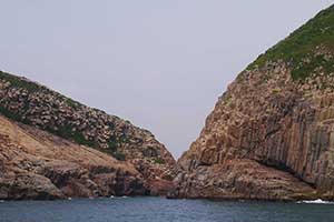 Rock features in the Hong Kong UNESCO Global Geopark, New Territories, 20 September 2015