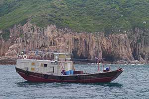 Boat, North East New Territories, 20 September 2015