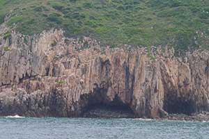 Rock features in the Hong Kong UNESCO Global Geopark, New Territories, 20 September 2015