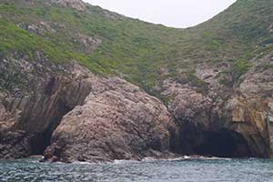 Rock features in the Hong Kong UNESCO Global Geopark, New Territories, 20 September 2015