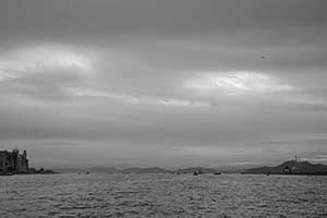 Victoria Harbour, viewed from the Star Ferry, 2 September 2015