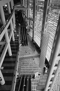 Inside the Hong Kong Convention and Exhibition Centre, Wanchai, 4 October 2015