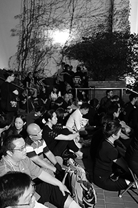 Demonstration on the HKU campus concerning threats to academic freedoms, 9 October 2015