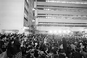 Demonstration on the HKU campus concerning threats to academic freedoms, 9 October 2015