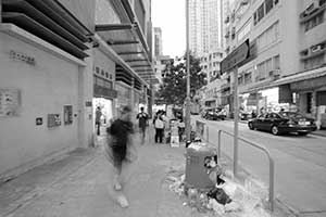 Street scene, Third Street, Sai Ying Pun, 19 October 2015