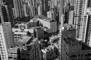 Buildings in Sai Ying Pun viewed from Sheung Wan, 21 October 2015