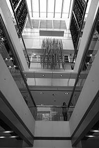 A building atrium, Central, 25 October 2015